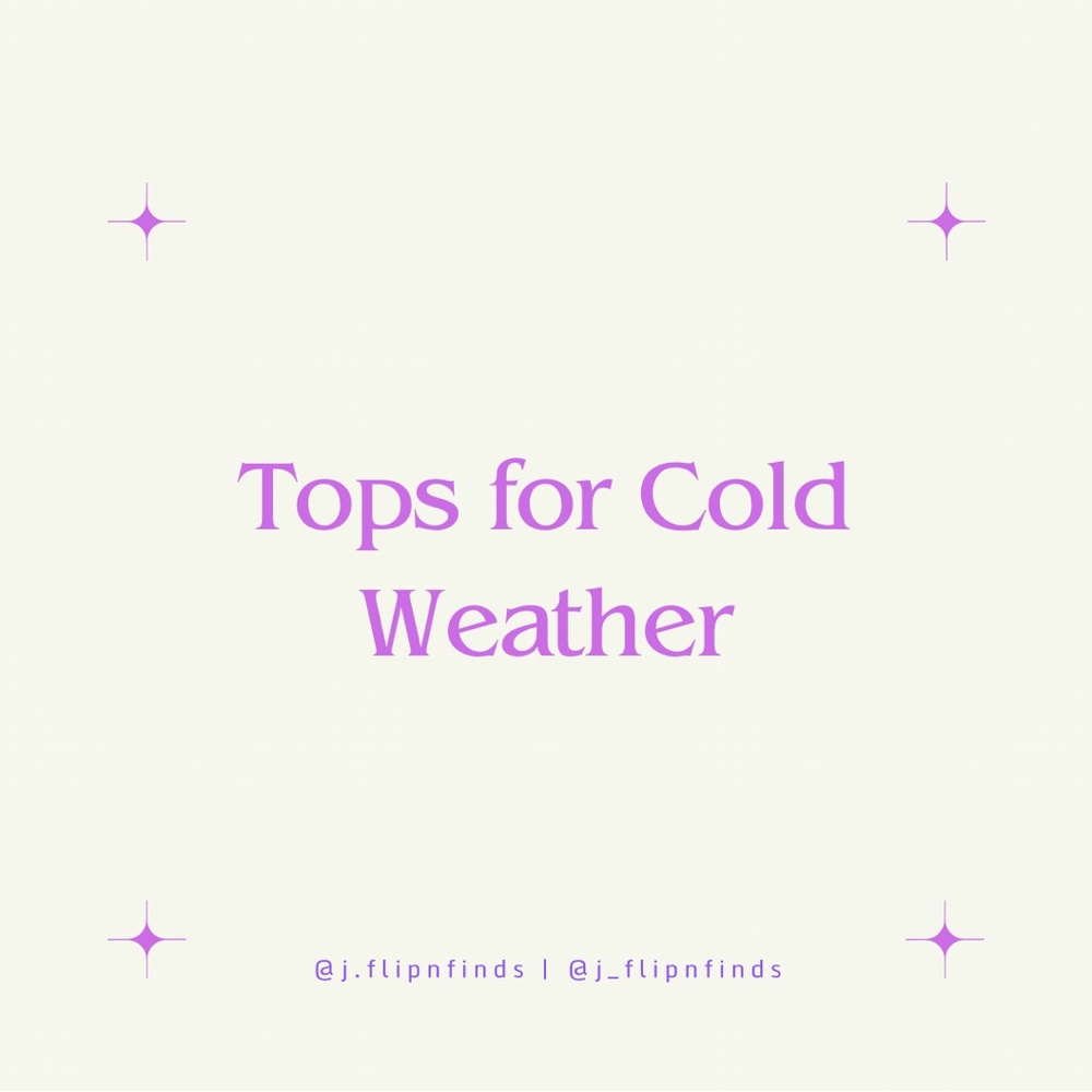 Long Sleeves, Flannels, Sweaters, Ect